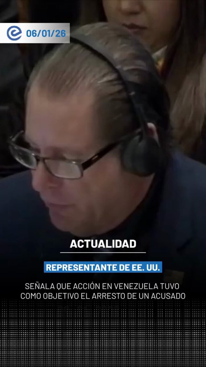 🔵 El embajador de Estados Unidos ante la OEA, Leandro Rizzuto Jr., aseguró que la reciente acción en Venezuela no fue una invasión, sino una operación para arrestar a una persona acusada por diversos crímenes y llevarla ante la justicia.