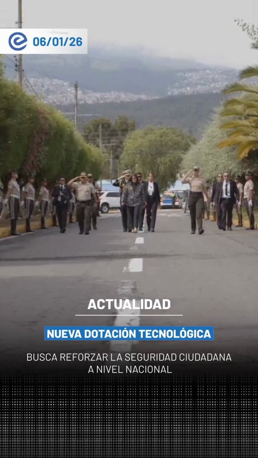 🔵 El Gobierno anunció el fortalecimiento de las capacidades de la Policía Nacional con la incorporación de motocicletas, radios y tecnología balística para reforzar la seguridad ciudadana.