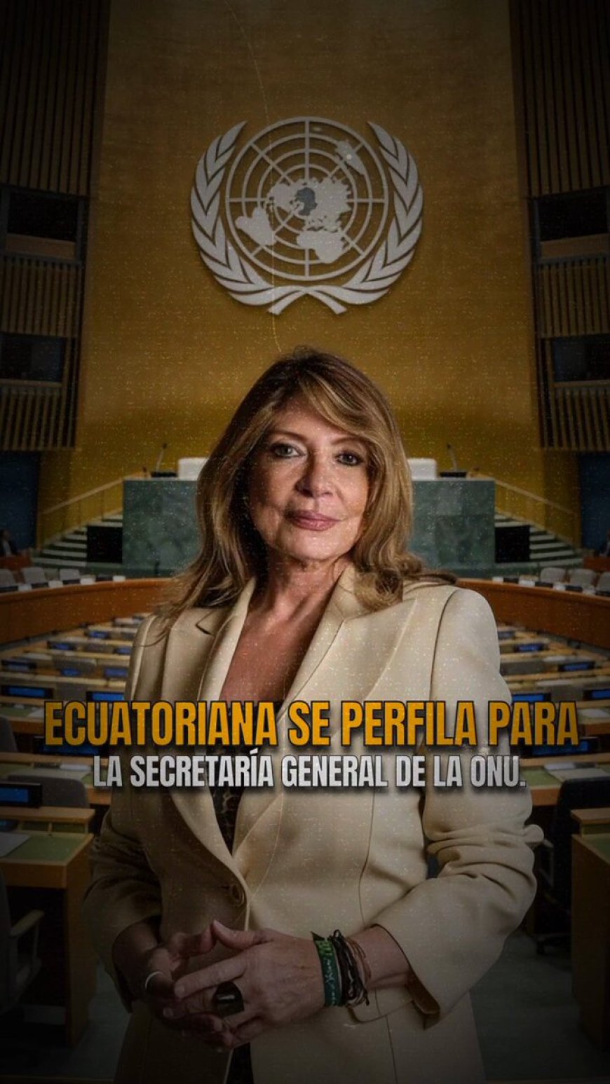 🔵Ivonne Baki se perfila como candidata a la Secretaría General de la ONU, en un contexto global marcado por conflictos, desigualdades y crisis múltiples que exigen un liderazgo con capacidad de diálogo e inclusión.