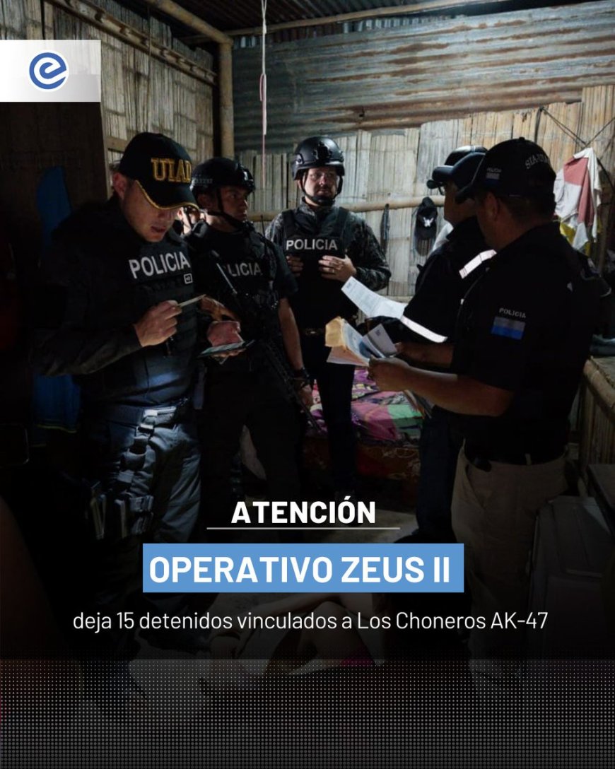 🔵 La Policía Nacional confirmó la captura de Jean Carlos B. M., alias Quevedo, considerado Objetivo de Interés Penal y presunto cabecilla operativo de la estructura criminal Los Choneros AK-47.