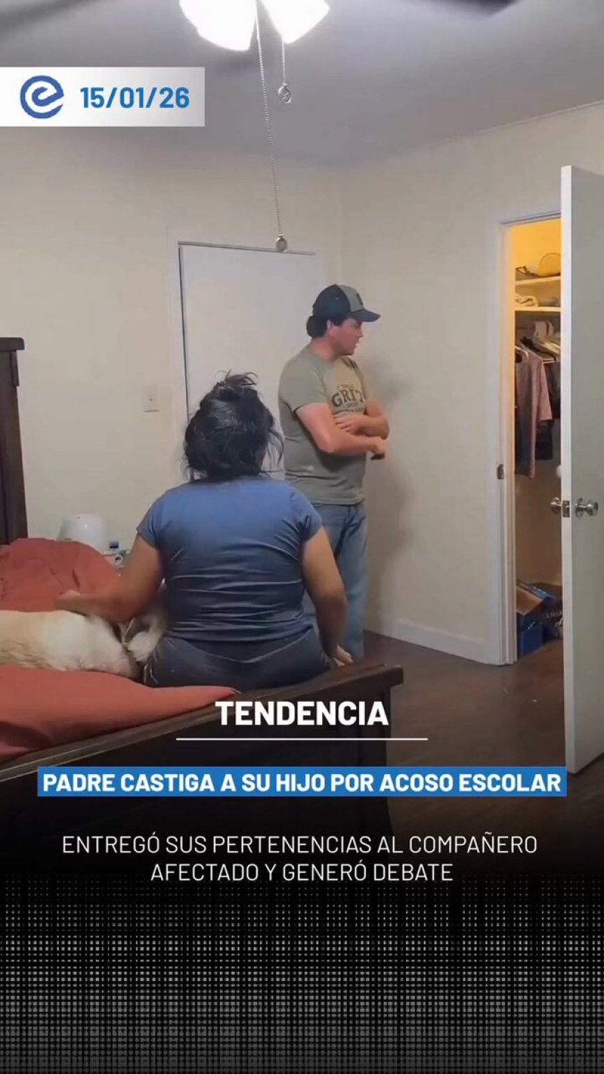 🔵 En Cartagena, un padre tomó una medida disciplinaria poco común al retirar a su hijo varios objetos personales y artículos de entretenimiento, luego de que el menor fuera señalado por acosar a un compañero de escuela.