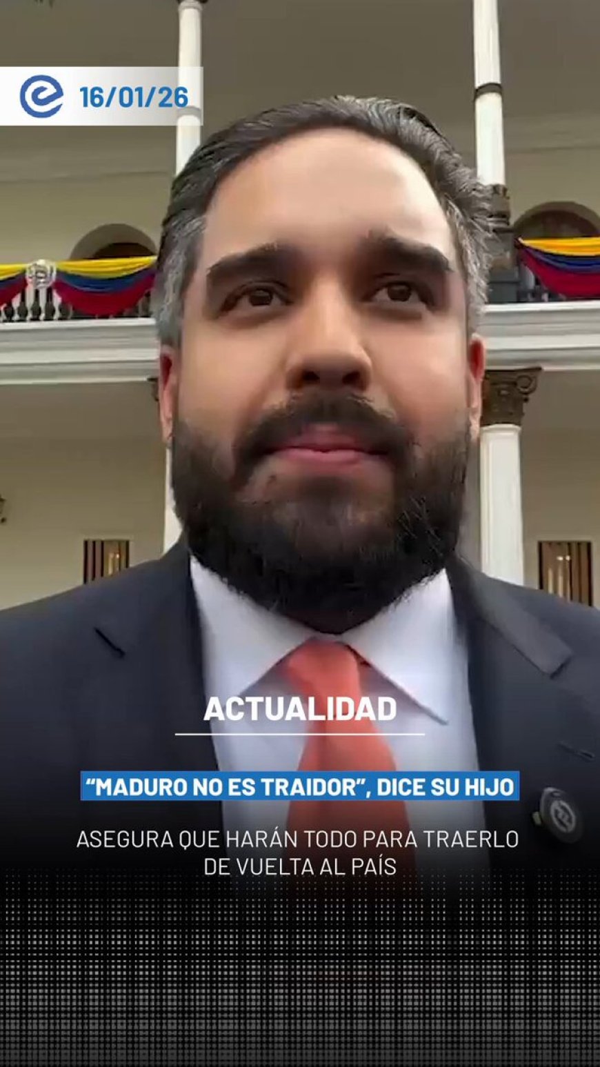 🔵 El hijo de Nicolás Maduro salió públicamente en defensa del dictador venezolano tras las acusaciones de traición en su contra.