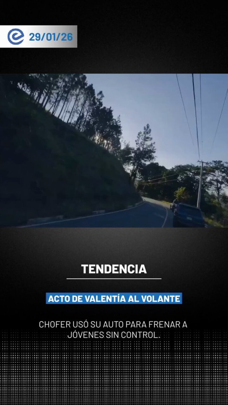 🔵 Un conductor protagonizó un acto de valentía al usar su propio vehículo para detener a un auto sin frenos, evitando una posible tragedia en una curva.